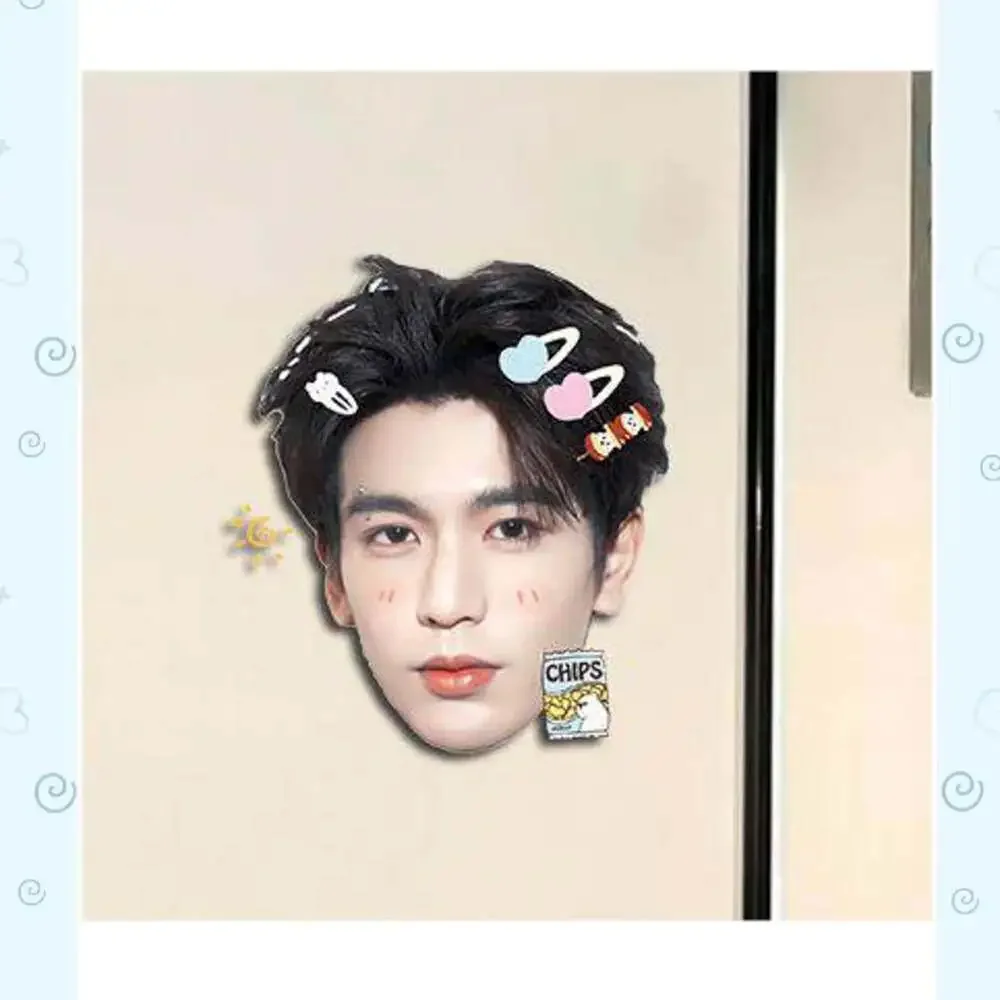free US fast shipping Zhang Linghe Funny Face Fridge Magnets,5 Style Home Decor